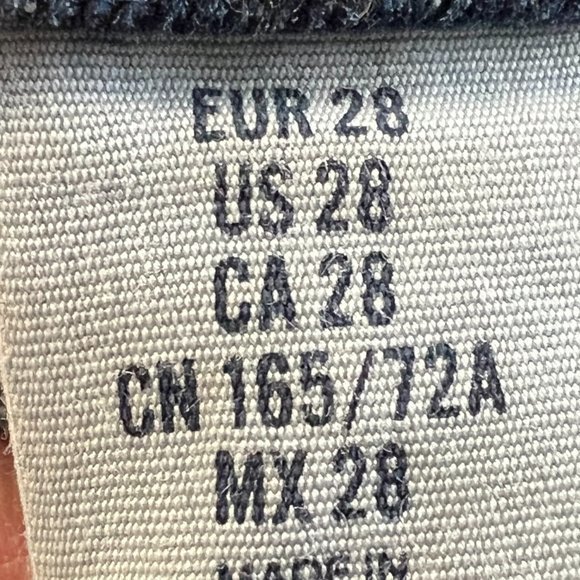 L.O.G.G. H&M Cuffed Jean Shorts Sz. 28 - Picture 7 of 8